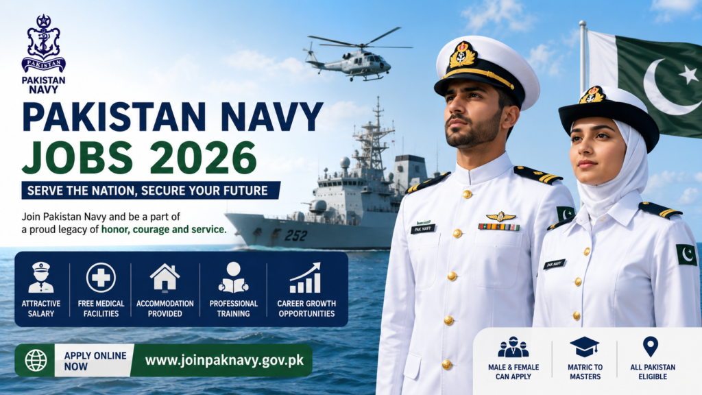 Pakistan Navy Jobs 2026