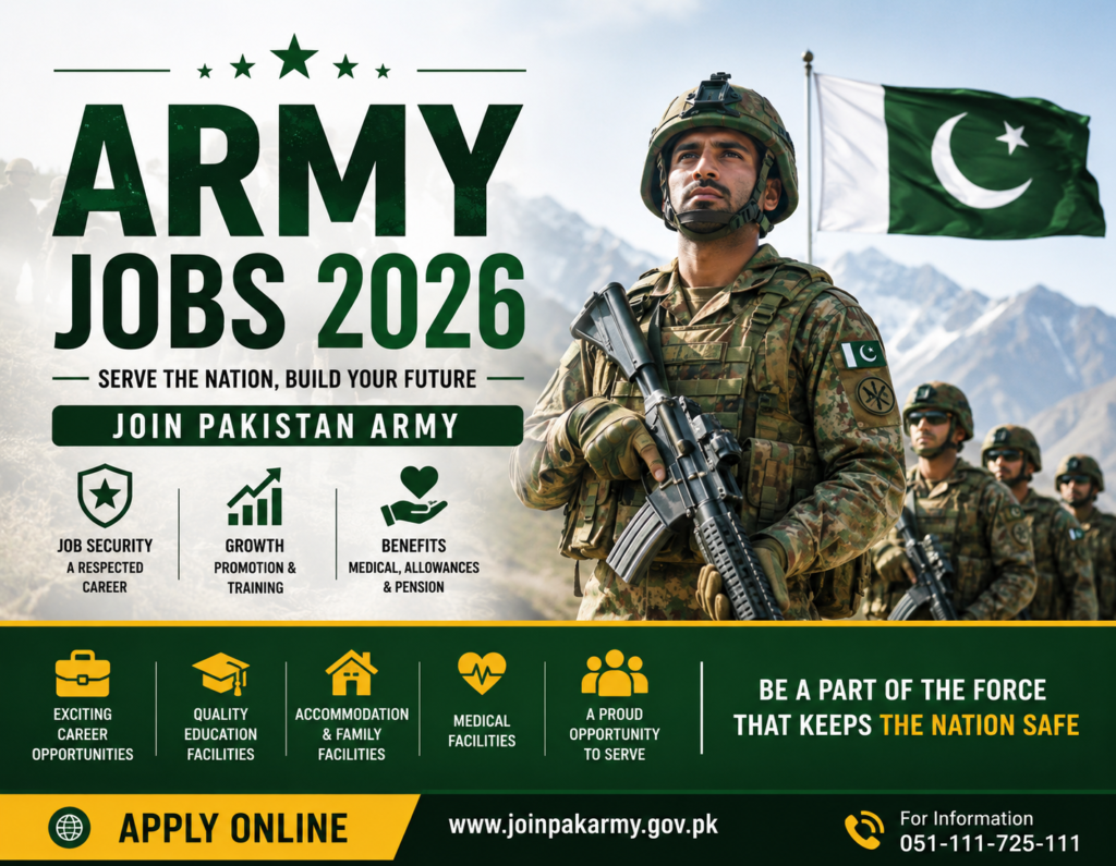 Army Jobs 2026 in Pakistan